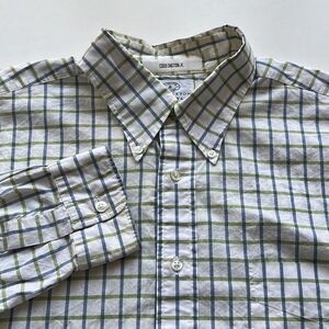 H. Stockton Atlanta Windowpane Buttun Down Shirt Sz. L
